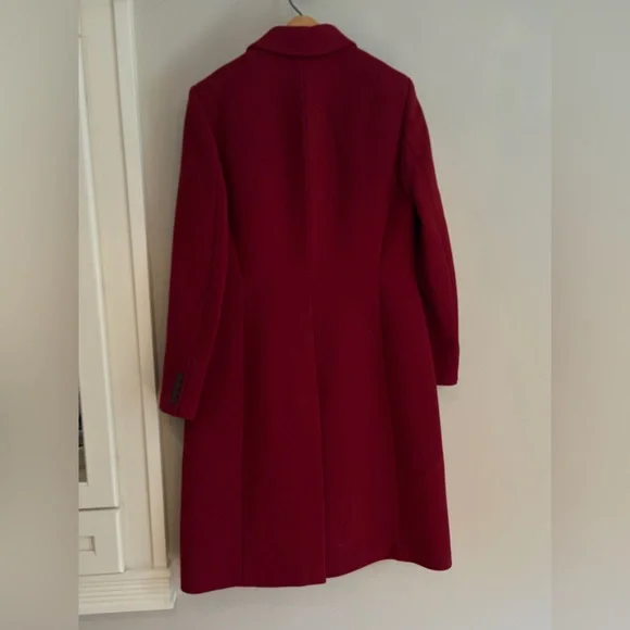 J. Crew WOOL Red Dress coat from Gilmore Girls - Picture 10 of 11